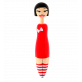 24251 - Retractable ballpoint pen - Fashion Girl Pen - Rouge