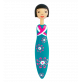 24251 - Retractable ballpoint pen - Fashion Girl Pen - Turquoise