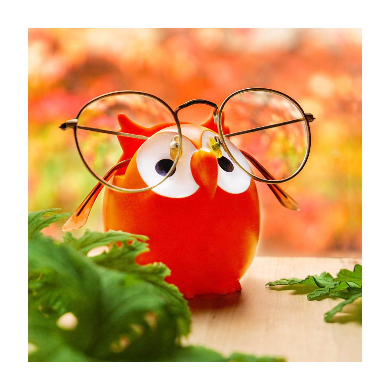 Pylones Porte-Lunettes Owl Turquoise - Repose Lunettes Mignon Et Pratique