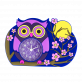 35503 - Sveglia - Funny Clock - Blue Owl