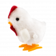 36531 - Wind up figurine - Easter - Poule blanche