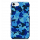 33788 - Coque pour iPhone 6S/7/8 - I Cover 6S/7/8, SE 2022 - Camouflage Blue 