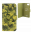 32390 - Coque à clapet pour iPhone 6, 6S, 7, 8, SE 2022 - Iwallet - Camouflage Green