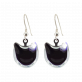 37302 - Hook earrings - Cat Milk - Noir