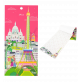 37659 - Bloc note magnétique - Carnet Formalist City - Paris rose