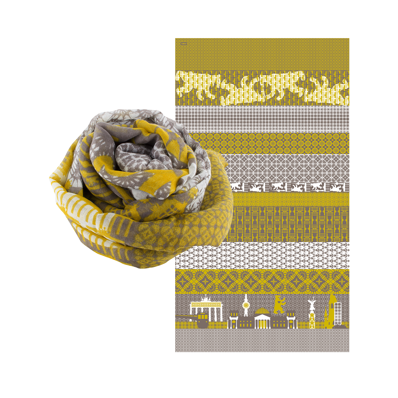 Scarf Balade en ville Berlin Pylones