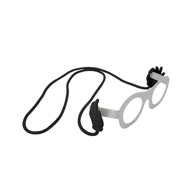 Glasses with outlet cord