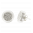 29201 - Pendientes con tuerca de vidrio soplado - Cachou Billes - Argent