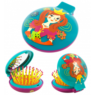 2 in 1 hairbrush and mirror - Lady Retro Kids