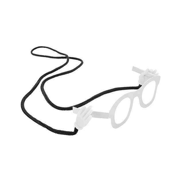 Cordon lunettes transparent clearance