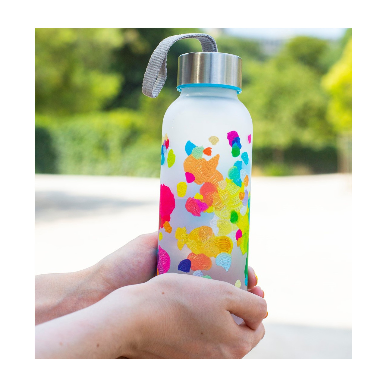 Flask - Happyglou Large - Orchid Blue - View #4