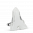 36334 - Bague en verre soufflée - Tour Eiffel Milk - Blanc