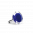 31354 - Glasring - Cachou Nano Billes - Bleu Foncé