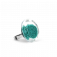 31354 - Glass ring - Cachou Nano Billes - Turquoise