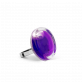 33487 - Bague en verre soufflée - Cachou Nano Transparent - Violet