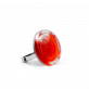 33487 - Bague en verre soufflée - Cachou Nano Transparent - Rouge