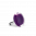 28690 - Glasring - Cachou Nano Milk - Violet foncé