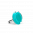 28690 - Anello in vetro - Cachou Nano Milk - Turquoise