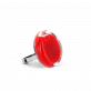 28690 - Bague en verre soufflée - Cachou Nano Milk - Rouge clair