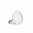 28690 - Anello in vetro - Cachou Nano Milk - Blanc