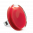 28635 - Bague en verre soufflé - Cachou Giga Milk - Rouge clair