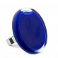 28635 - Anello in vetro - Cachou Giga Milk - Bleu Foncé