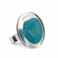28823 - Bague en verre soufflée - Cachou Medium Billes - Turquoise