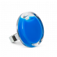 28654 - Anello in vetro - Cachou Medium Milk - Bleu roi