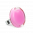 28654 - Bague en verre soufflée - Cachou Medium Milk - Bubble Gum