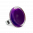 28654 - Anello in vetro - Cachou Medium Milk - Violet foncé