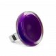 28654 - Bague en verre soufflée - Cachou Medium Milk - Violet foncé