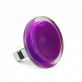 28654 - Bague en verre soufflée - Cachou Medium Milk - Violet