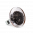 28876 - Bague en verre soufflée - Cachou Medium Paillettes - Noir
