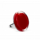 28672 - Anello in vetro - Cachou Mini Milk - Rouge foncé