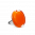 28672 - Anillo de vidrio soplado - Cachou Mini Milk - Orange