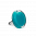 28672 - Glass ring - Cachou Mini Milk - Turquoise