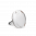 28672 - Bague en verre soufflée - Cachou Mini Milk - Blanc