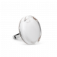 28672 - Anello in vetro - Cachou Mini Milk - Blanc