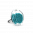 28836 - Glass ring - Cachou Mini Billes - Turquoise