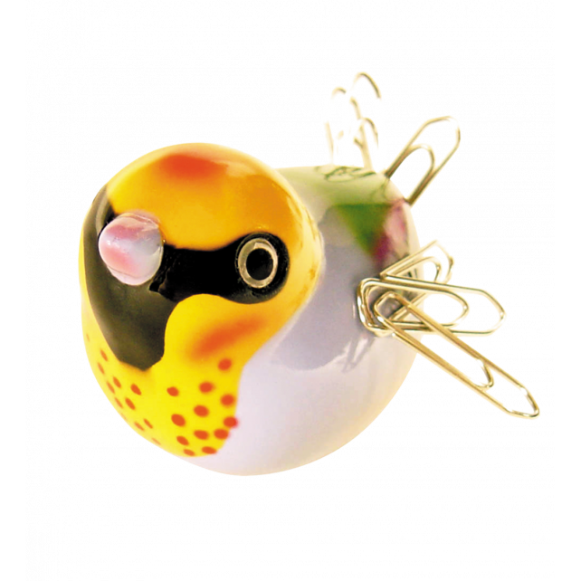 bird for paperclips Piu Piu Yellow Pylones