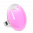 28979 - Bague en verre soufflée - Galet Giga Milk - Bubble Gum