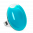 28979 - Anillo de vidrio soplado - Galet Giga Milk - Turquoise
