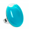 Glass ring - Galet Giga Milk