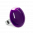28998 - Bague en verre soufflée - Galet Medium Milk - Violet foncé