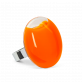 28998 - Glass ring - Galet Medium Milk - Orange