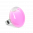 28998 - Glasring - Galet Medium Milk - Bubble Gum
