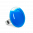 28998 - Glass ring - Galet Medium Milk - Bleu roi