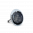 30757 - Bague en verre soufflée - Galet Mini Paillettes - Noir