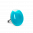29016 - Glass ring - Galet Mini Milk - Turquoise