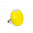 29016 - Bague en verre soufflée - Galet Mini Milk - Jaune